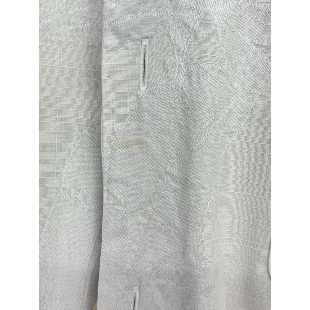 Tommy Bahama Button Up Shirt Size XLT Floral 100 Percent Silk Hawaiian Beige - Picture 5 of 9